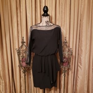 Ali Ra Black Peplum Dress